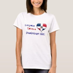 Iedereen houdt van een Dominicaans meisje T-shirt