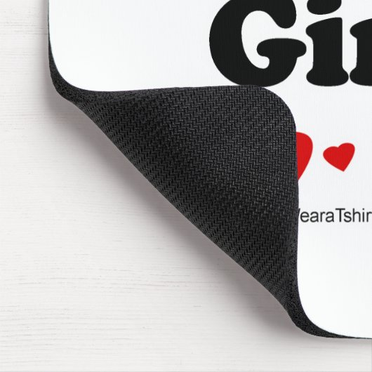 Iedereen houdt van een Duits meisje Muismat (Hoek)