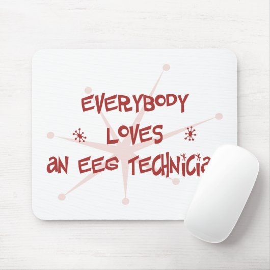 Iedereen houdt van een EEG-technicus Muismat (Met muis)