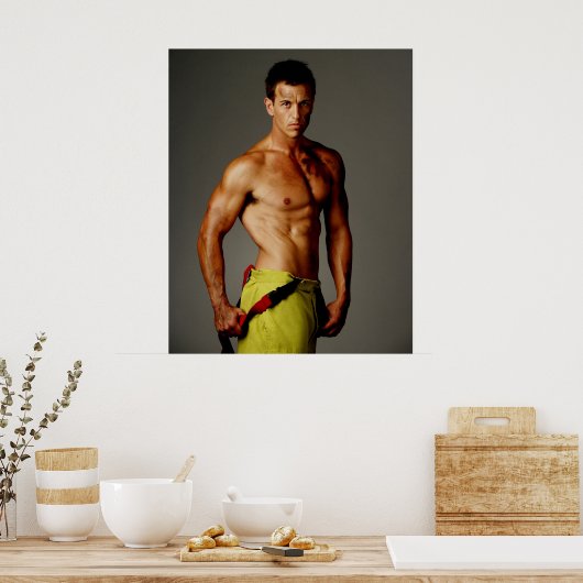 Iedereen houdt van een Fireman Poster (Keuken)