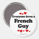 Iedereen houdt van een Fransman Magneet (Voorkant / Achterkant)