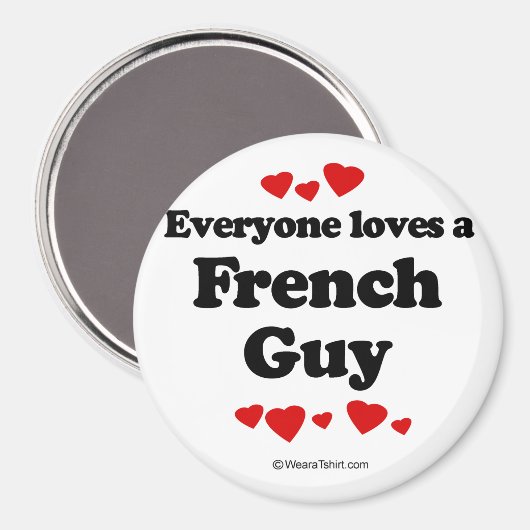 Iedereen houdt van een Fransman Magneet (Voorkant / Achterkant)