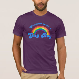 Iedereen houdt van een Gay Jongen T-shirt