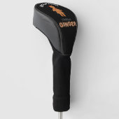 Iedereen houdt van een gember III Golfheadcover (Schuin)
