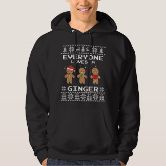 Iedereen houdt van een gember peperkoek - lelijke  hoodie