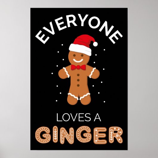 Iedereen houdt van een gember. poster (Voorkant)