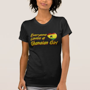 Iedereen houdt van een Ghanees meisje T-shirt