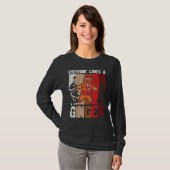 Iedereen houdt van een Ginger Merry Christmas Grap T-shirt (Voorkant volledig)