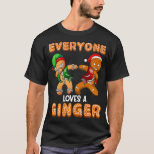 Iedereen houdt van een Ginger Shirt Redhead Ginger