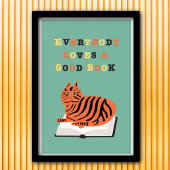 Iedereen houdt van een goed Poster met kat