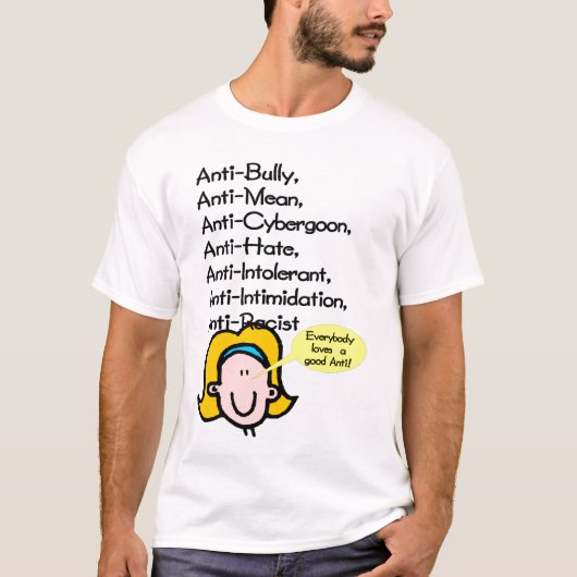 Iedereen houdt van een goede anti1 t-shirt (Voorkant)