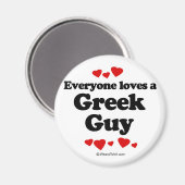 Iedereen houdt van een Griek Magneet (Voorkant / Achterkant)