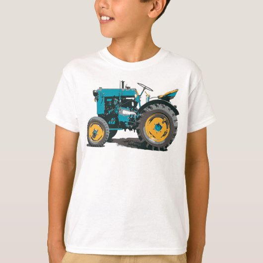 Iedereen houdt van een grote oude tractor. t-shirt (Voorkant)