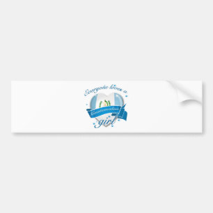 Iedereen houdt van een Guatemalteaans meisje Bumpersticker