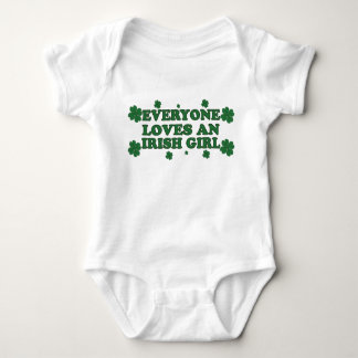 Iedereen houdt van een Iers meisje Baby Creeper Romper