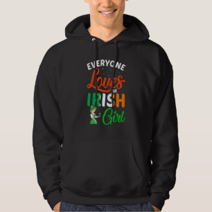 Iedereen houdt van een Iers meisje Vrouwen Patrick Hoodie