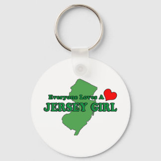 Iedereen houdt van een Jersey Girl Sleutelhanger