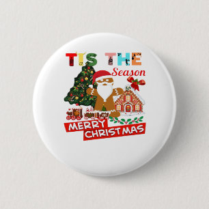 Iedereen houdt van een Kerstman met Kerstmis Kerst Ronde Button 5,7 Cm