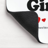 Iedereen houdt van een Koreaans meisje Muismat (Hoek)