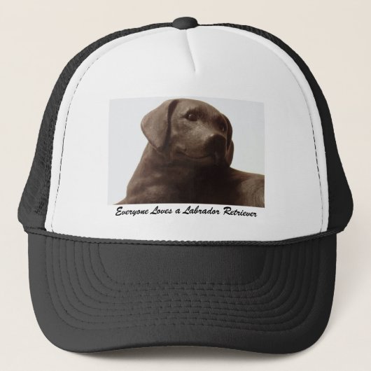 Iedereen houdt van een Labrador Retriever Trucker Pet (Voorkant)