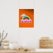 IEDEREEN HOUDT VAN EEN LESBIAN POSTER (Keuken)