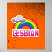 IEDEREEN HOUDT VAN EEN LESBIAN POSTER (Voorkant)