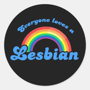Iedereen houdt van een lesbische Sticker