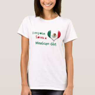 Iedereen houdt van een Mexicaans meisje T-shirt