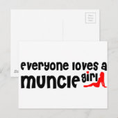 Iedereen houdt van een Muncie meisje Briefkaart (Voorkant / Achterkant)