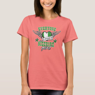 Iedereen houdt van een Nigeriaans meisje T-shirt