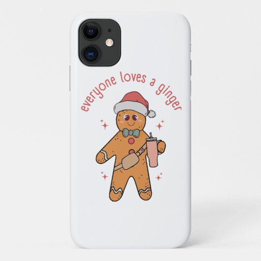 Iedereen houdt van een roodharige - Grappige kerst Case-Mate iPhone Case (Achterkant)