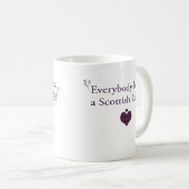 Iedereen houdt van een Schotse lassie! Koffiemok (Voorkant rechts)
