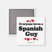Iedereen houdt van een Spaanse man Magneet (Voorkant / Achterkant)