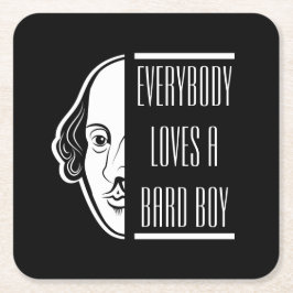 Iedereen houdt van een toneelspeler Shakespeare Th Kartonnen Onderzetters