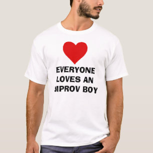 IEDEREEN HOUDT VAN EEN VERBETERDE BOY T-SHIRT
