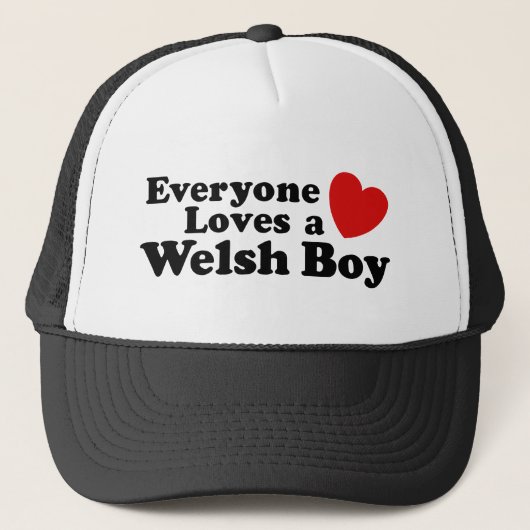Iedereen houdt van een Welsh Boy Trucker Pet (Voorkant)