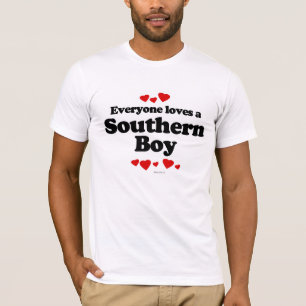 Iedereen houdt van een Zuidelijke jongen T-shirt