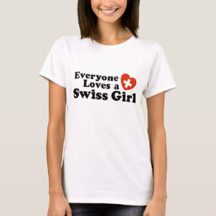Iedereen houdt van een Zwitsers meisje T-shirt