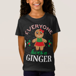 Iedereen houdt van Ginger Cookie Apparel, kerst Gi T-shirt