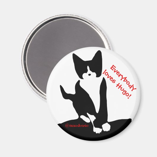 Iedereen houdt van Hugo Magnet (Voorkant / Achterkant)