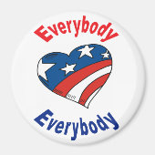 Iedereen houdt van iedereen magneet (Voorkant)