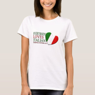 Iedereen houdt van Italiaans T-shirt