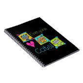 Iedereen houdt van katten notitieboek (Rechterzijde)