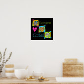 Iedereen houdt van katten poster (Keuken)