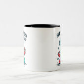 Iedereen houdt van kreeft - ontvoering tweekleurige koffiemok (Center)