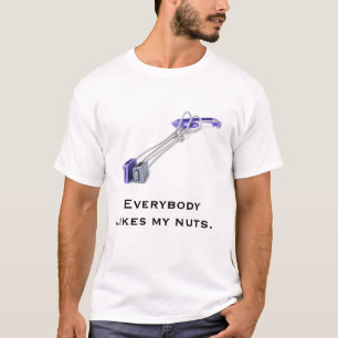 Iedereen houdt van mijn noten (voor mannetjes) t-shirt