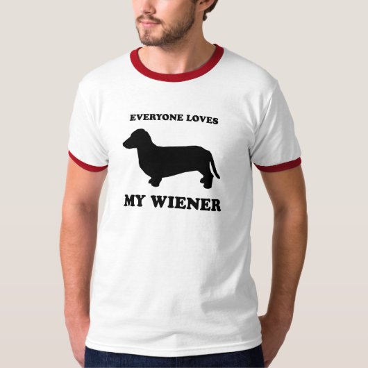 Iedereen houdt van mijn vrouw t-shirt (Voorkant)