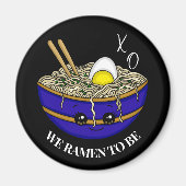 Iedereen houdt van Ramen | Funny Pun Magneet (Voorkant)