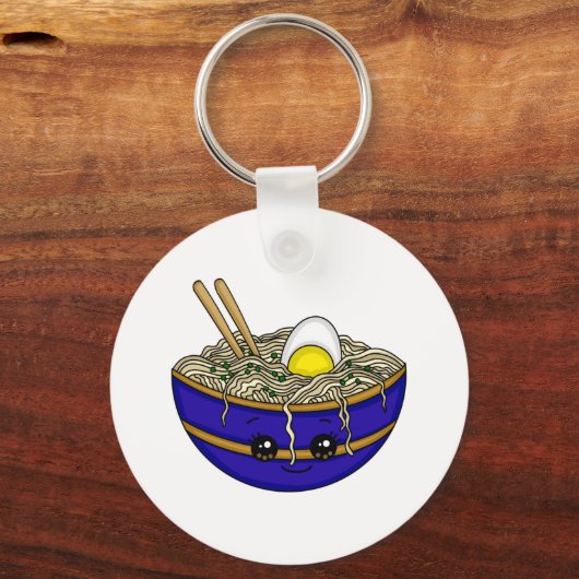 Iedereen houdt van Ramen | Funny Pun Sleutelhanger (Achterkant)