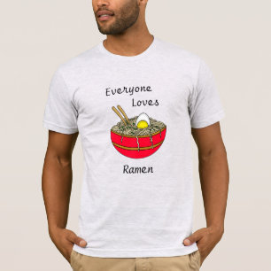 Iedereen houdt van Ramen Funny Ramen Food Pun T-shirt